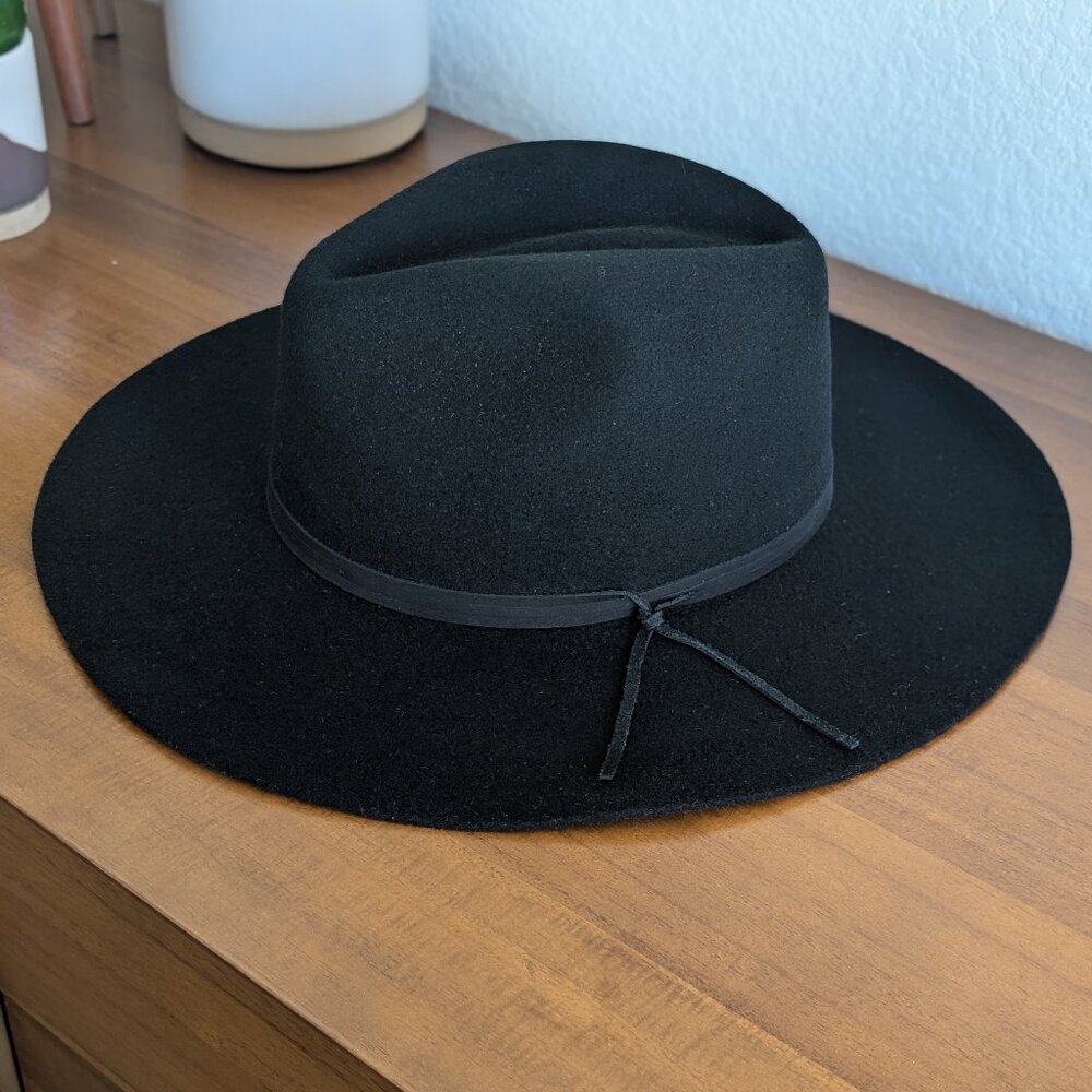 Patina Felt Fedora Hat – Black – Brand New with Tags - LARGE